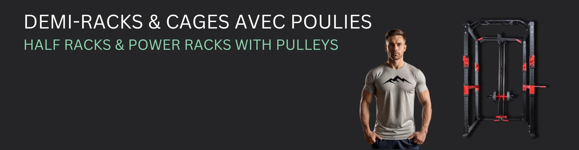 Squat Rack & Power Rack With Pulleys