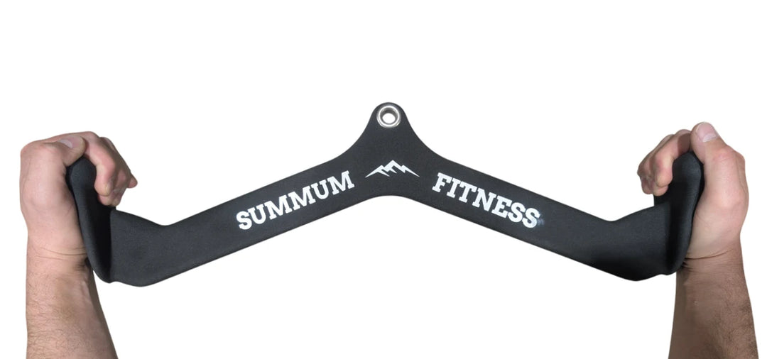 Ergonomic Lat Bar Small Style Outside Handle Width 23.6'' - Summum Fitness