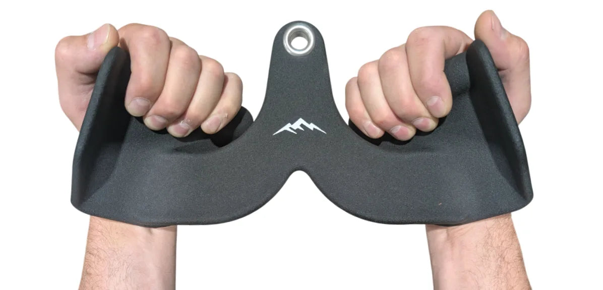 Barre De Traction Acier/caoutchouc - Forme Ergonomique Anti-douleur Poignet - Pour Musculation Dos, Biceps, Triceps