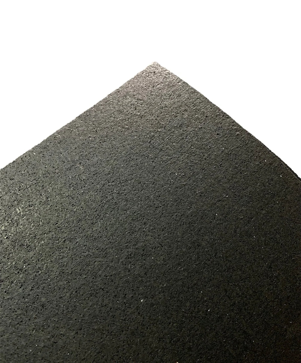 Rubber Roll Flooring 4"x25" 8mm 5/16" Mat Black