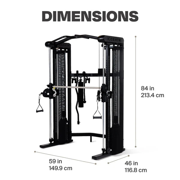 Inspire SF3 Home Gym Functional Trainer with Selectorized Smith Bar