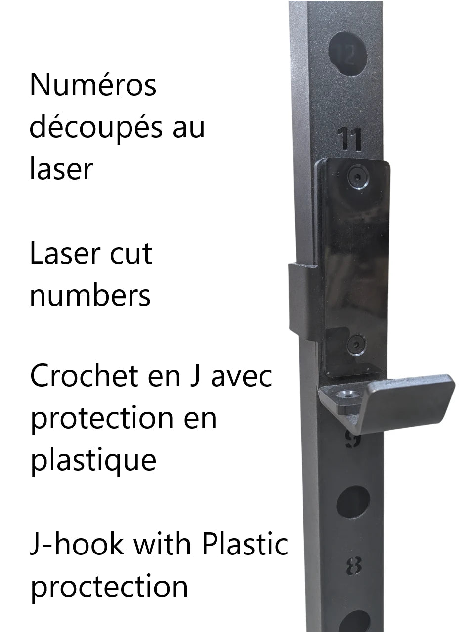Squat Rack 72" Barre simple