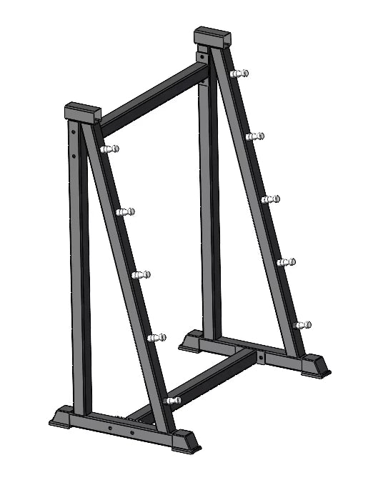 Commercial Barbell Rack 5 Bars