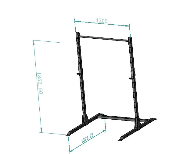 Squat Rack 72" Barre simple