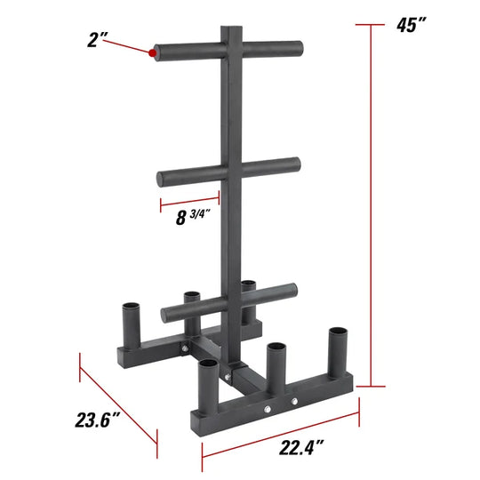 Olympic Weight Plate Rack Rubber