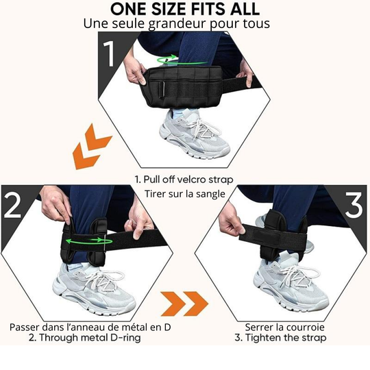 Adjustable Ankle Weights - Summum Fitness