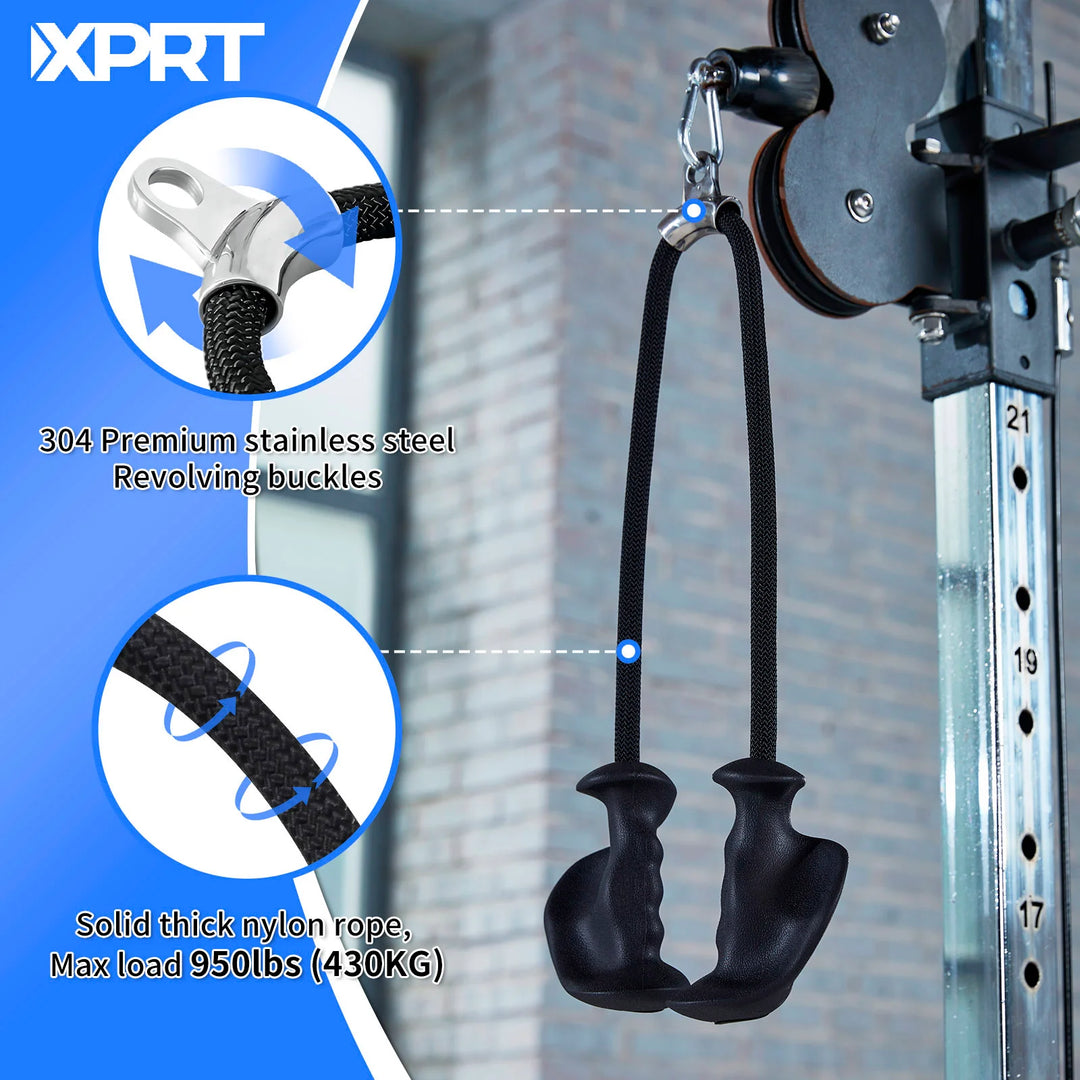 Ergonomic Triceps Rope