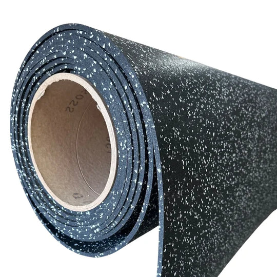 Revêtement de sol en rouleaux 4'x25' 8mm picoté gris