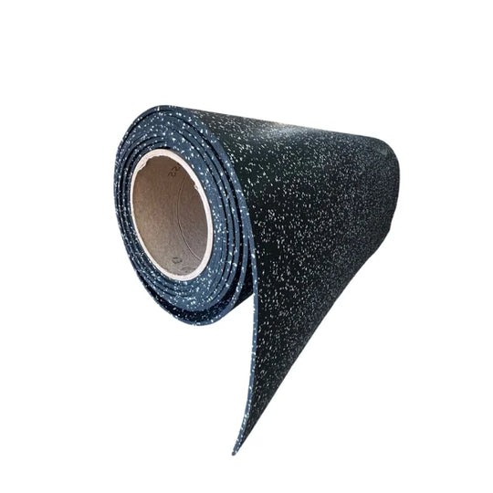 Revêtement de sol en rouleaux 4'x25' 8mm picoté gris