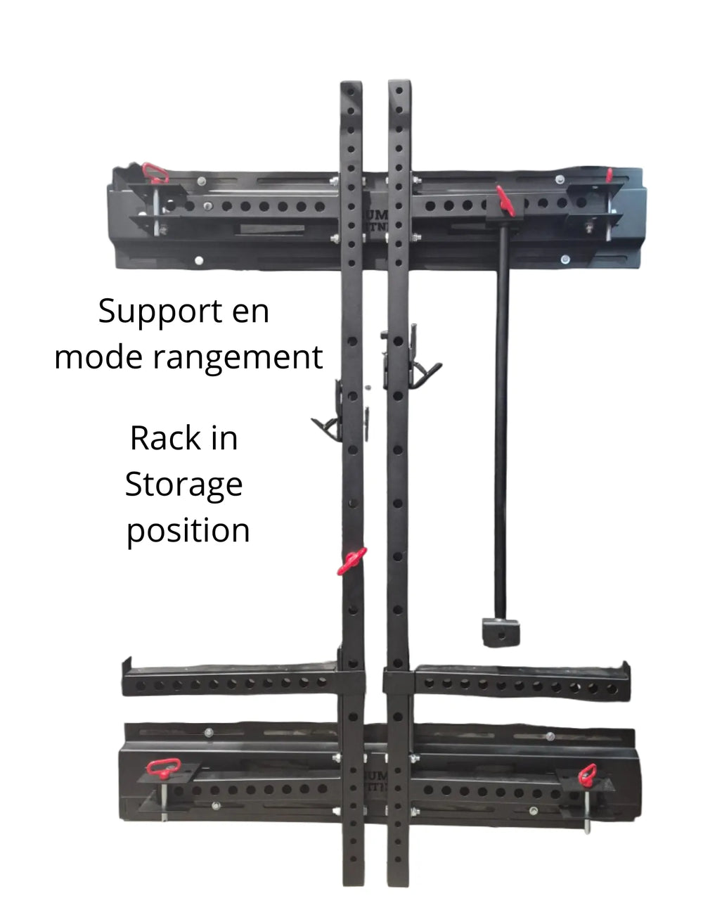 Foldable Wall Mounted Squat Rack - Summum Fitness