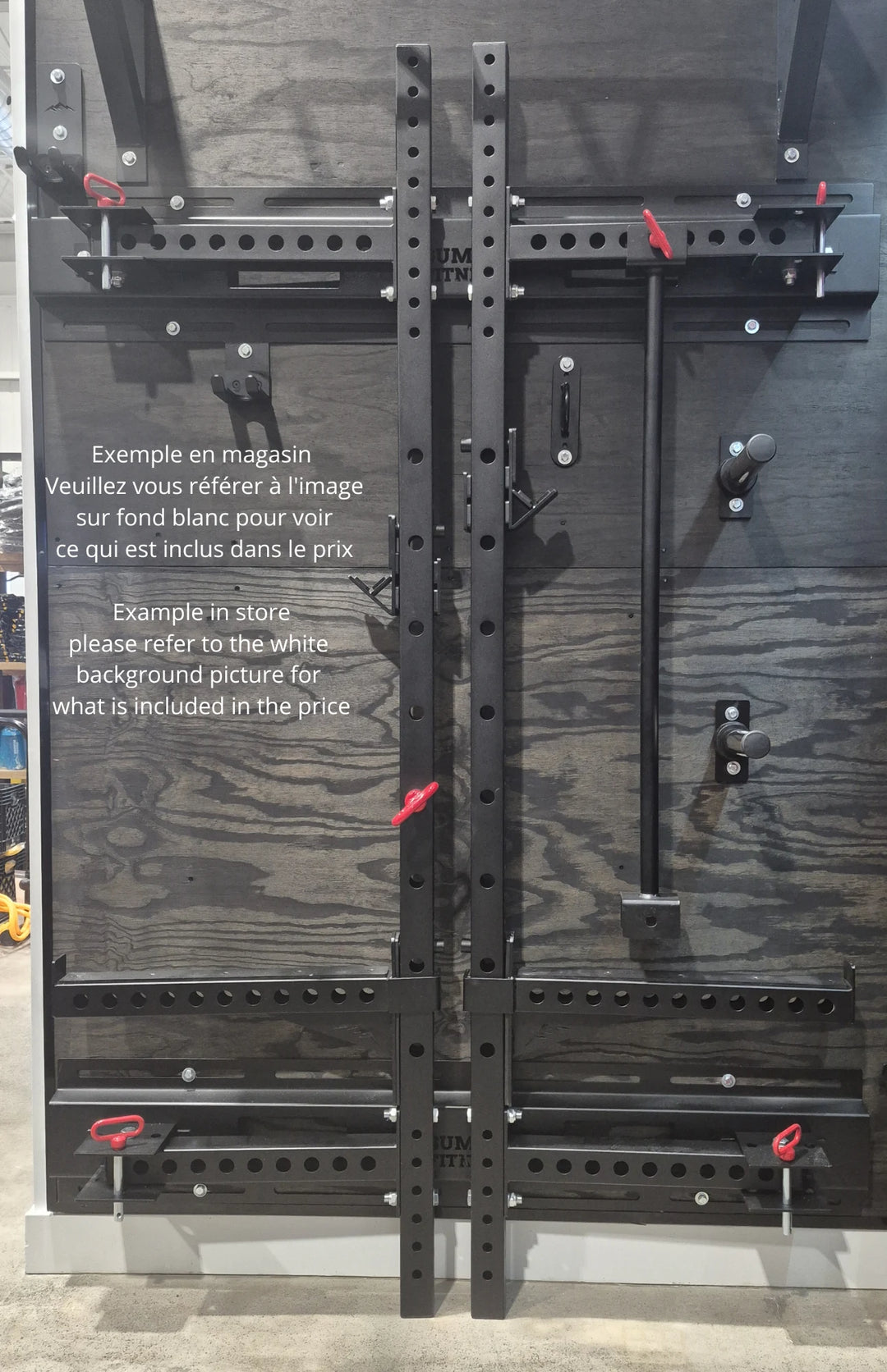 Foldable Wall Mounted Squat Rack - Summum Fitness