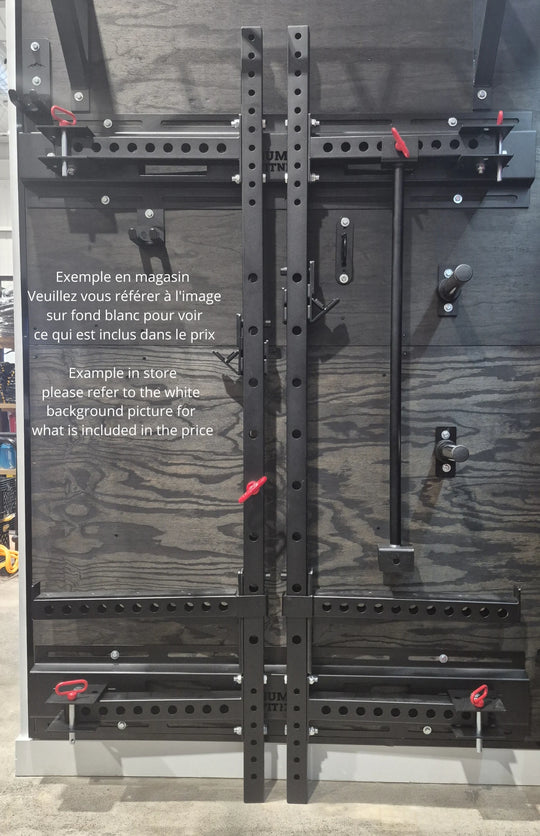 Foldable Wall Mounted Squat Rack - Summum Fitness