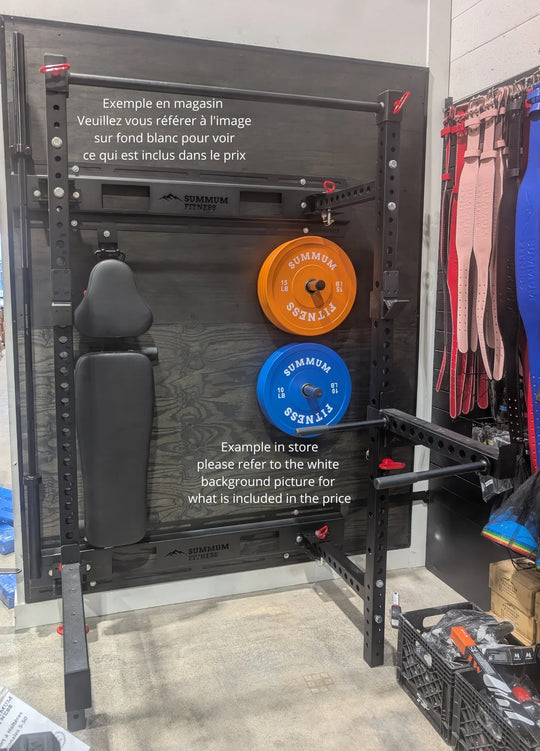 Foldable Wall Mounted Squat Rack - Summum Fitness