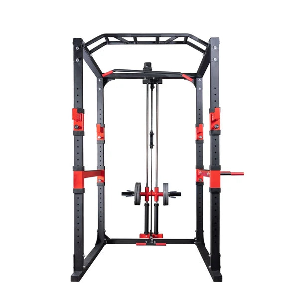 Power Rack With Pulley red/black