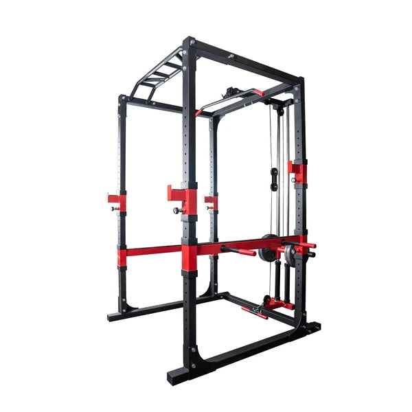 Power Rack With Pulley red/black