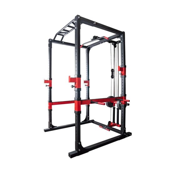 Power Rack With Pulley red/black