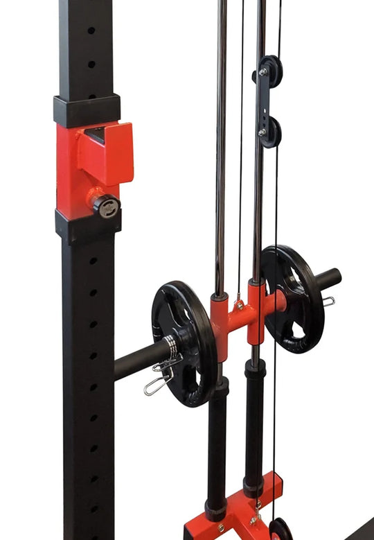 Power Rack With Pulley red/black