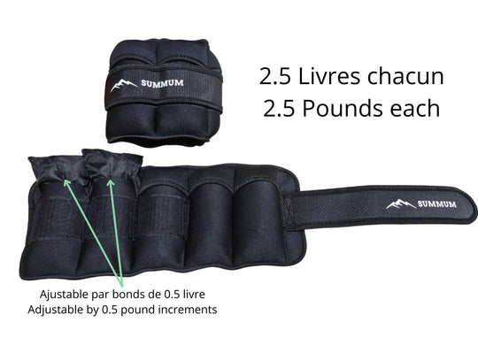 Adjustable Ankle Weights - Summum Fitness