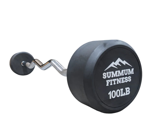 Commercial Fixed Ez-Curl Barbells