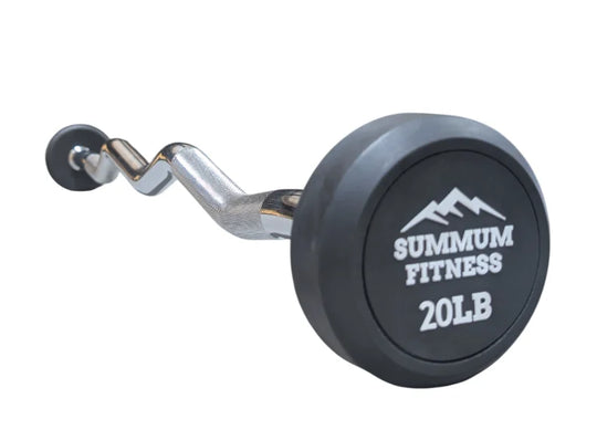 Commercial Fixed Ez-Curl Barbells