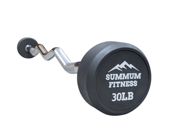 Commercial Fixed Ez-Curl Barbells