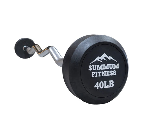 Commercial Fixed Ez-Curl Barbells