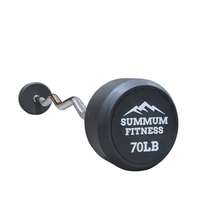 Commercial Fixed Ez-Curl Barbells