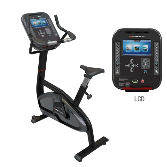 Star Trac Upright Bike 10" LCD Screen - Summum Fitness