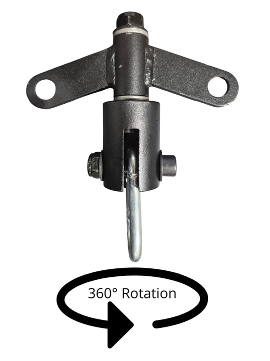 Adaptateur simple vers double avec rotule