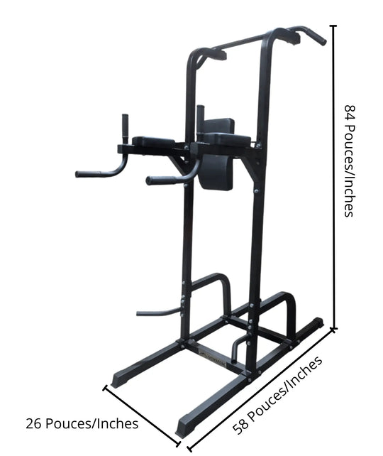 Chin Dip Leg Raise Station Heavy Duty - Summum Fitness