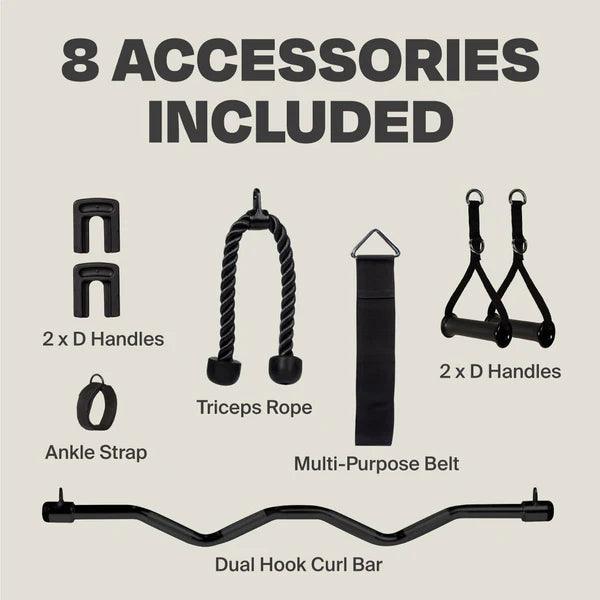 Inspire SF3 Home Gym Functional Trainer with Selectorized Smith Bar