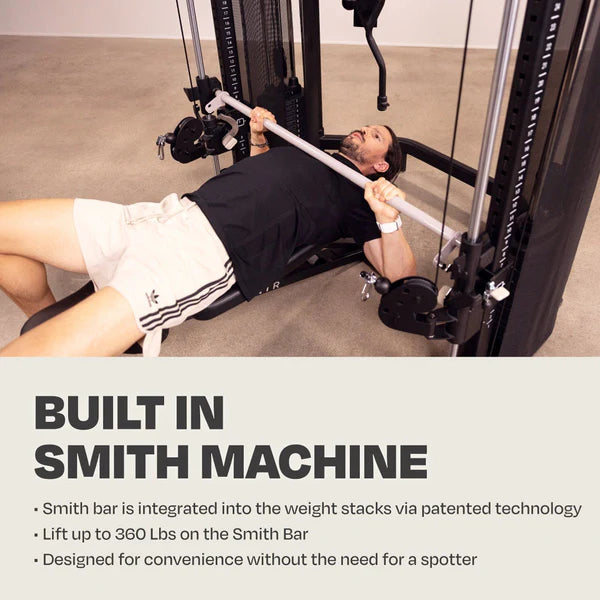 Centr SF3 Functional Smith with Folding Bench