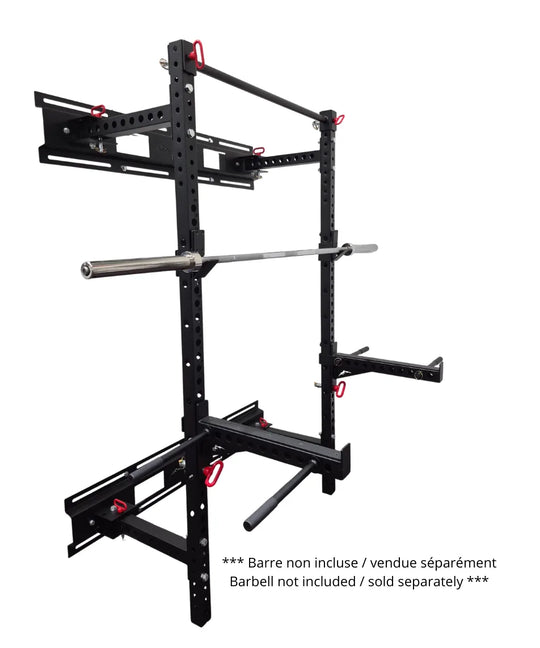 Foldable Wall Mounted Squat Rack - Summum Fitness