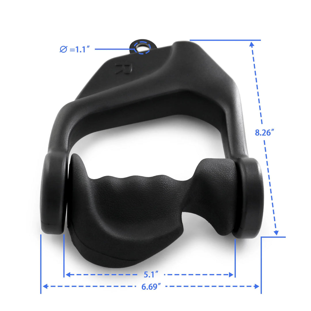 Cable Handle Ergonomic Palm Pair Left & Right - Summum Fitness