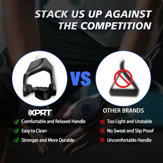 Cable Handle Ergonomic Palm Pair Left & Right - Summum Fitness