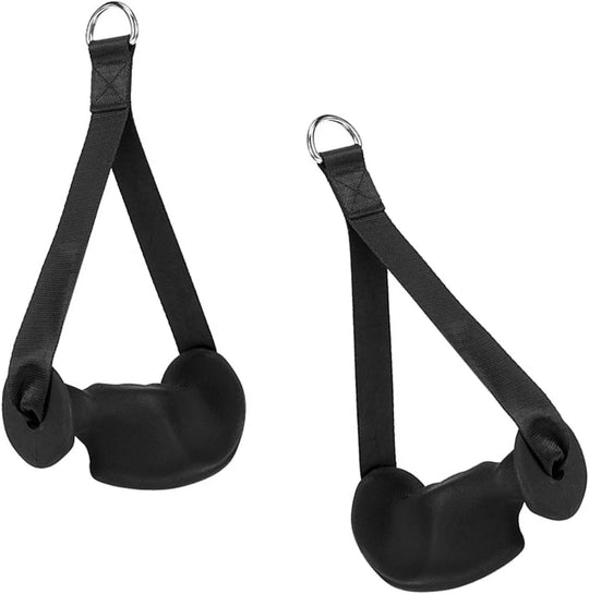 Cable Handle Ergonomic With Strap (Pair)