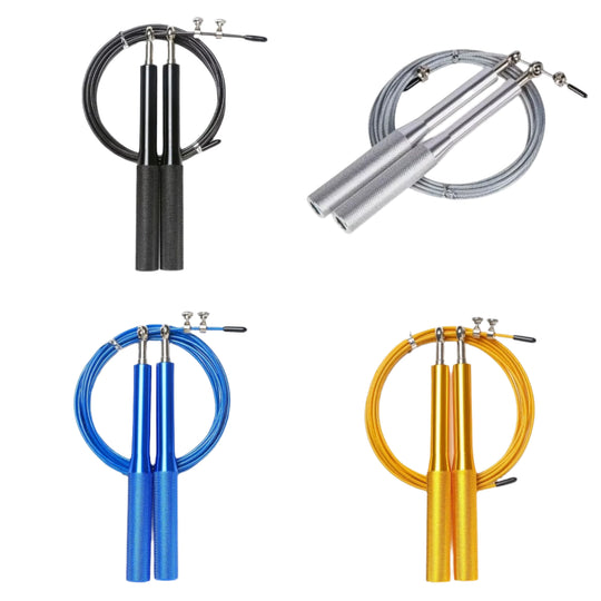 Corde à Sauter Réglable avec Poignées en Aluminium