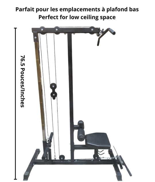 Lat Pulldown/Low Row Plate Loaded - Summum Fitness