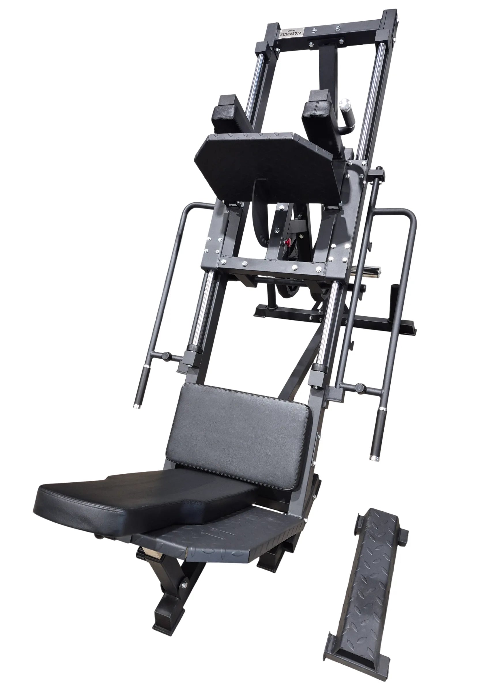 Compact Leg Press Hack Squat with calf block - Summum Fitness
