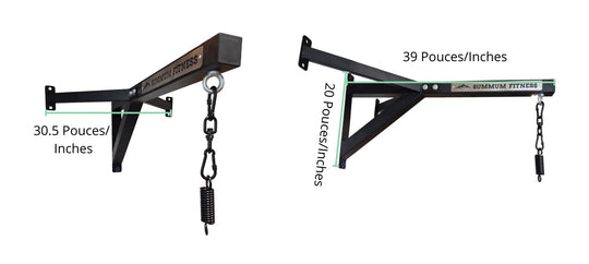 Wall Wount Punching Bag Hanger With Spring & Swivel - Summum Fitness