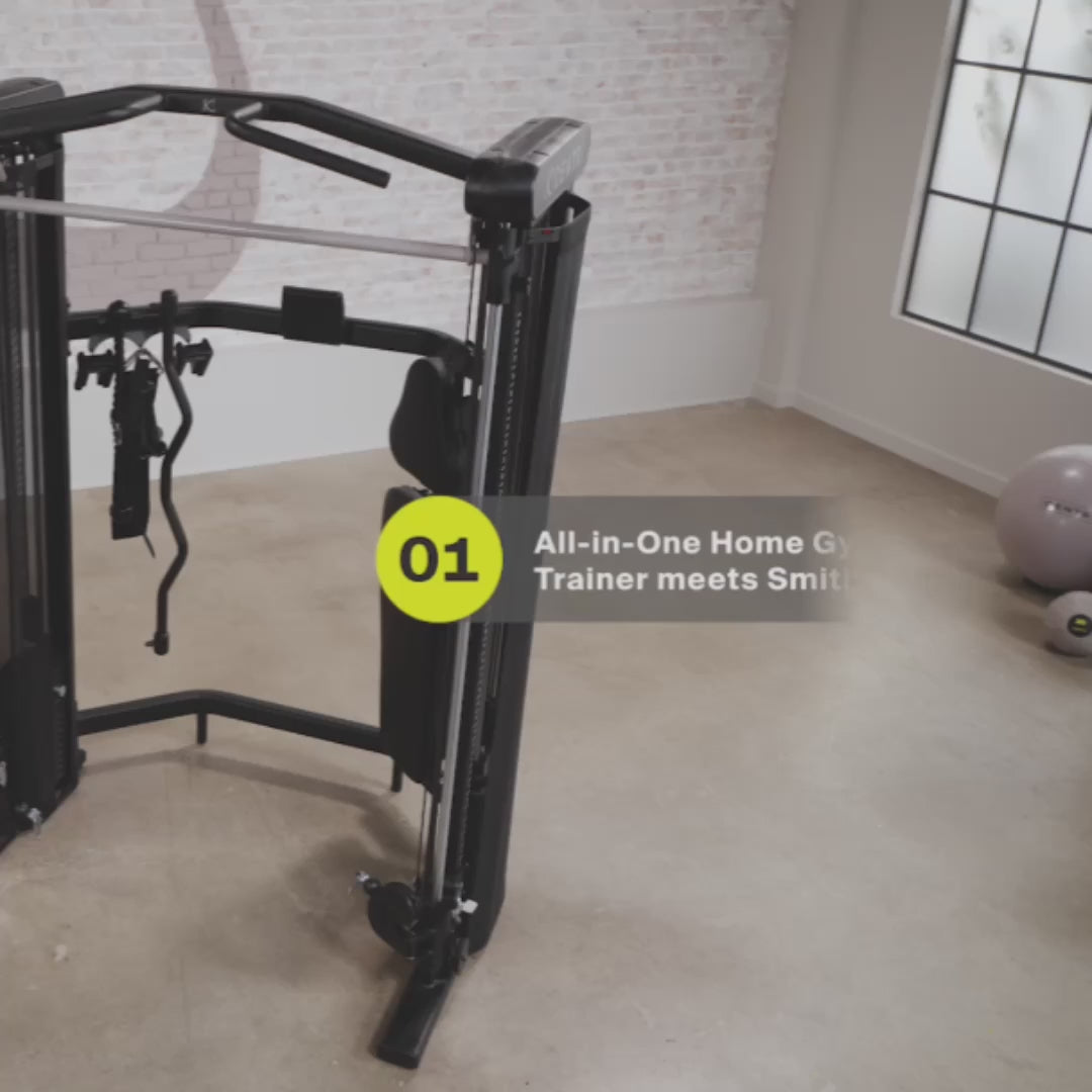 Centr SF3 Functional Smith with Folding Bench