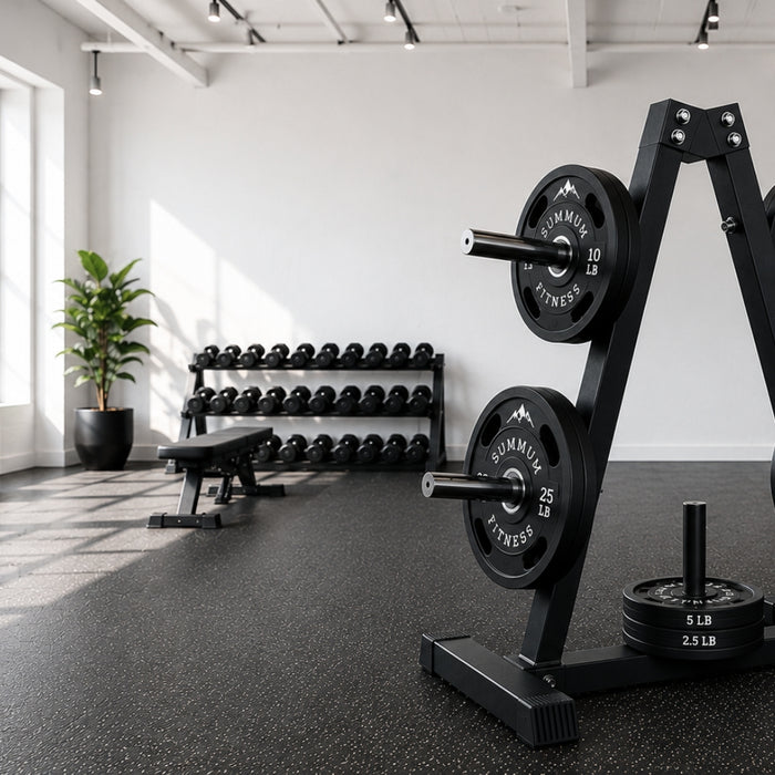 Rubber Plates + Rack