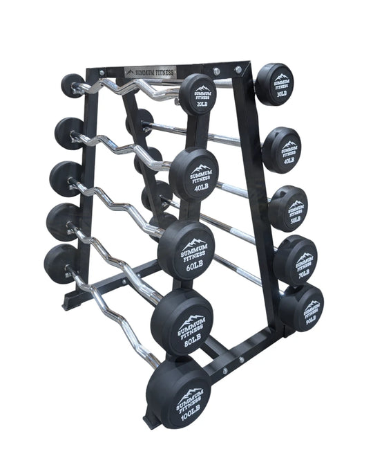 Commercial Barbell Rack 10 Bars
