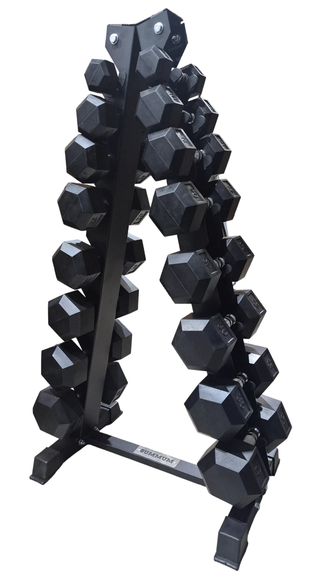 Ensemble d’haltères 5–40 lb avec support vertical pour 8 paires