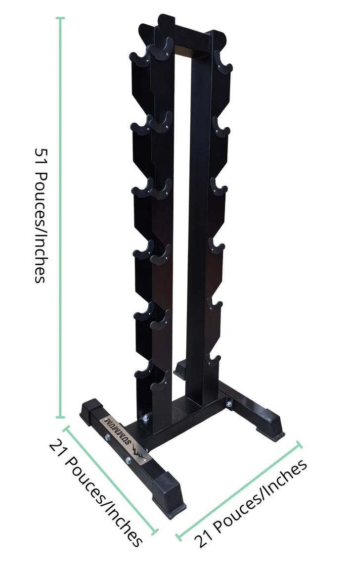Commercial Dumbbell Rack 6 Pairs