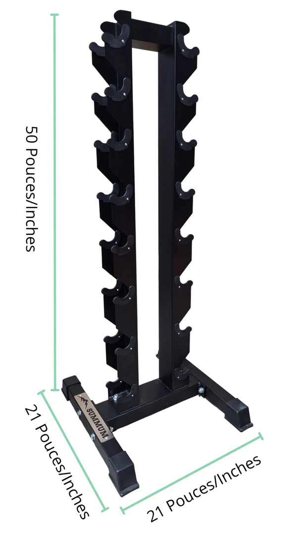 Tall Vertical Dumbbell Rack 8 Pairs