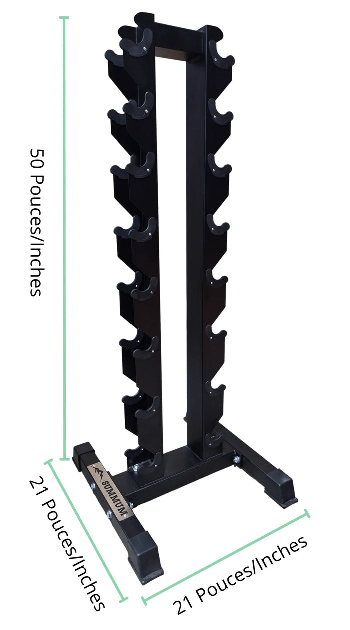 Tall Vertical Dumbbell Rack 8 Pairs