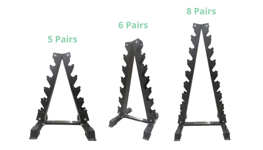 Supports d'Haltères Verticaux 5, 6 ou 8 paires