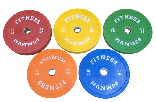 Olympic Coloured Bumper Plate - Summum Fitness