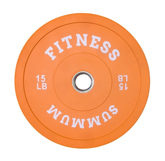 Olympic Coloured Bumper Plate - Summum Fitness